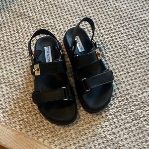 Steve Madden Women's Mona Slingback Footbed Sandals